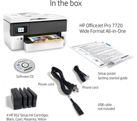 We did not find results for: HP OfficeJet Pro 7720 All-in-One Wireless A3 Inkjet Printer with Fax + 953XL Black Ink Cartridge ...