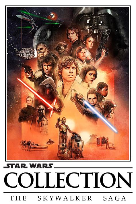 Star Wars Collection The Skywalker Saga Plex Collection Posters