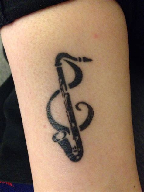Cool Black Clarinet Tattoo Tattoomagz › Tattoo Designs Ink Works