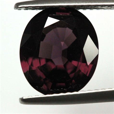 Gia Certified Natural Loose Untreated Oval Cut Purplish Red Etsy
