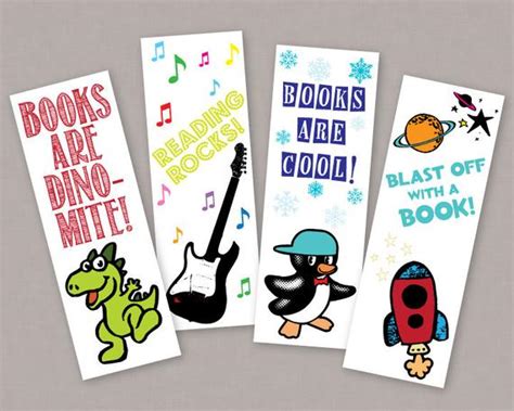 Printable free children's books pdf. PRINTABLE Children's Book-markers PDF Digital File