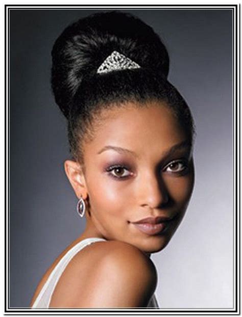 Updo hairstyles for black women amaze with their beauty, sophistication and creativity. prom hairstyles for black girls - Google Search | Wedding ...