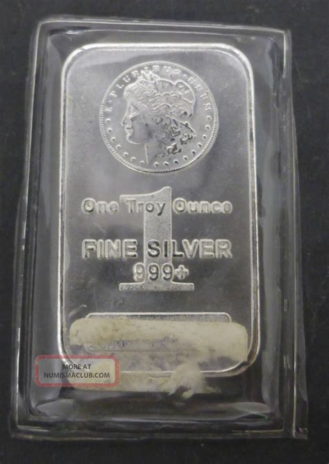 999 Fine Silver One Troy Ounce Ingot