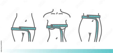 Body Measurements Using A Centimeter Tape Womens Chest Waist Hips
