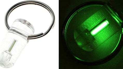 Radioactive Tritium Makes Keychain Light Glow For 10 Years