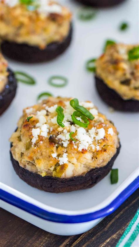Stuffed Mushrooms With Parmesan Cheese Recipe Sweet And Savory Meals