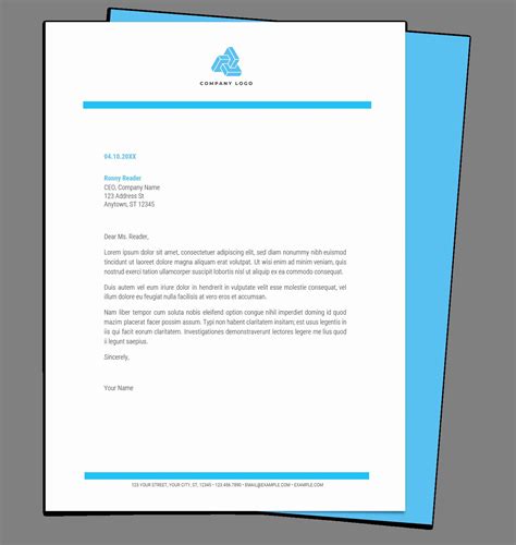 How To Create A Letterhead Template In Word Design Talk