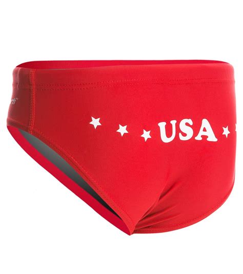 Sporti Usa All Star Brief Swimsuit Youth 22 28 At