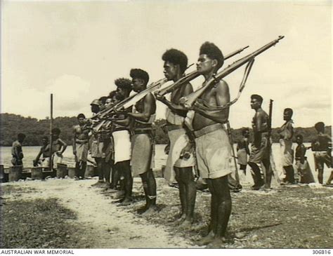A Guard Of Honour Mounted By British Solomon Islands Protectorate Defence Force Bsipdf Scouts
