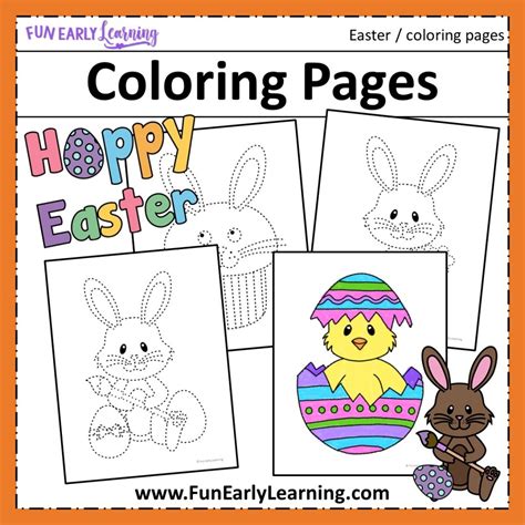 easter coloring pages printable   preschoolers  kindergarten