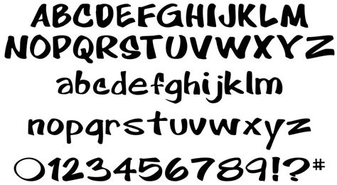 Cartoon Regular Font By Macartista Fontriver