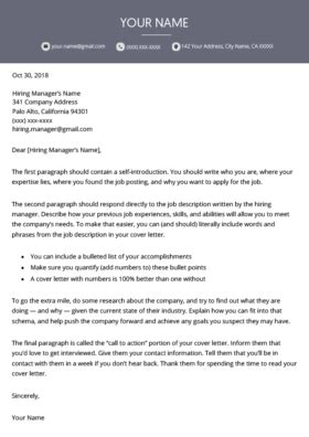 A great written cover letter will compliment and strengthen your resume. Cover Letter Templates for Your Resume Free Download