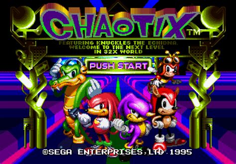 Super Adventures In Gaming Knuckles Chaotix 32x