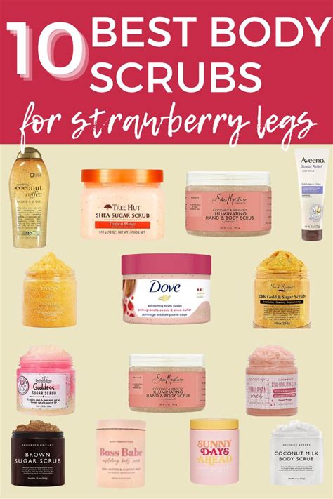 10 Best Body Scrubs For Strawberry Legs Best Body Scrub Exfoliating
