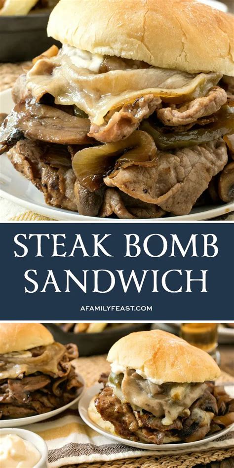 Fire up grill set up mis. A Steak Bomb Sandwich is a lip-smacking, fully-loaded ...