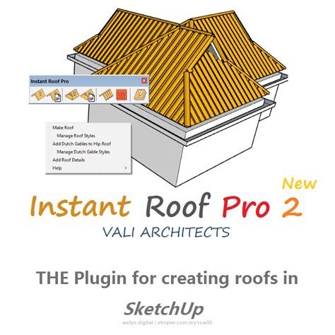 Sketchup Plugins Tutorial 2022 Instant Roof Pro 2 New Version X Hq
