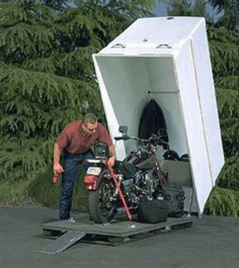 Popsugar Motorcycle Storage Shed Diy Shed Plans Motorbike Shed