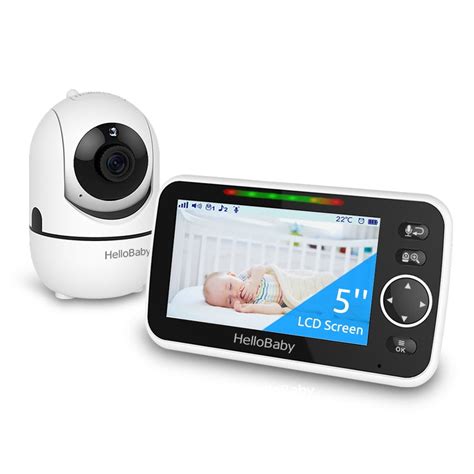 Baby Monitor Hellobaby 5 Video Baby Monitor With Remote Pan Tilt Zoom