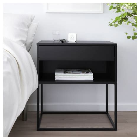 Like the look of these sheets dream home ideas ikea. IKEA - VIKHAMMER Nightstand | Black bedroom furniture ...