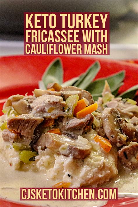 We'd say we'll wait, but then we'd be waiting forever, because you won't be able to! Keto Turkey Fricassee | Recipe | Mashed cauliflower ...