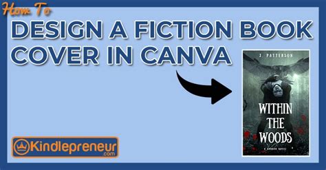 How To Design A Fiction Book Cover In Canva In 5 Easy Steps