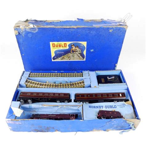 Vintage Hornby Dublo Electric Train Set In Original Box Railway