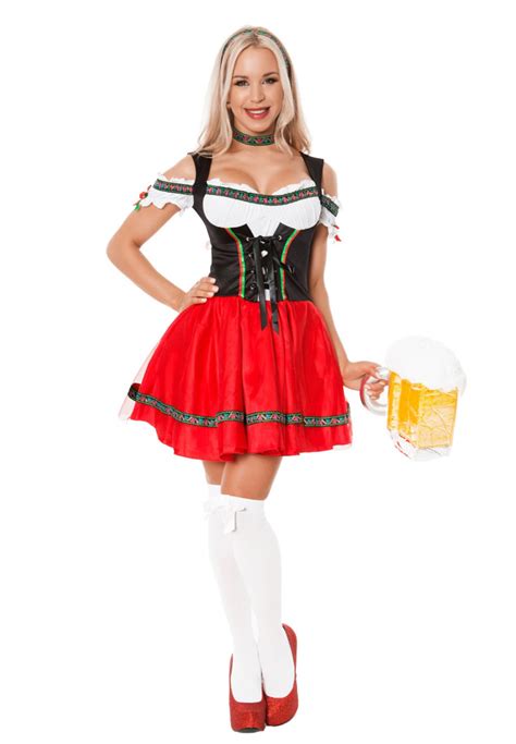 ladies oktoberfest beer maid wench bavarian heidi costume costumesinaustralia