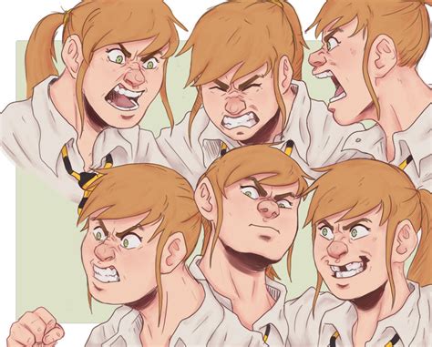 Rinae Baker Anger Expressions By Samcolwell On Deviantart
