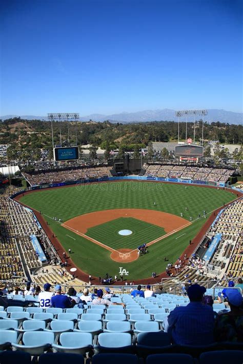 Dodger Stadium Los Angeles Dodgers Editorial Stock Photo Image Of