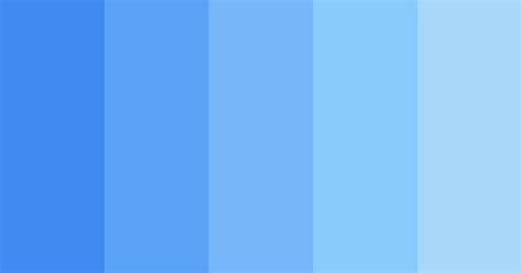 Sky Blue Monochromatic Color Scheme Blue