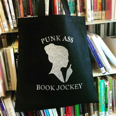 Punk Ass Book Jockey Tote Bag Made To Order