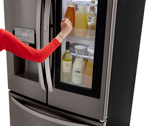 Customer Reviews Lg Cu Ft French Door In Door Smart Refrigerator With Dual Ice Maker And