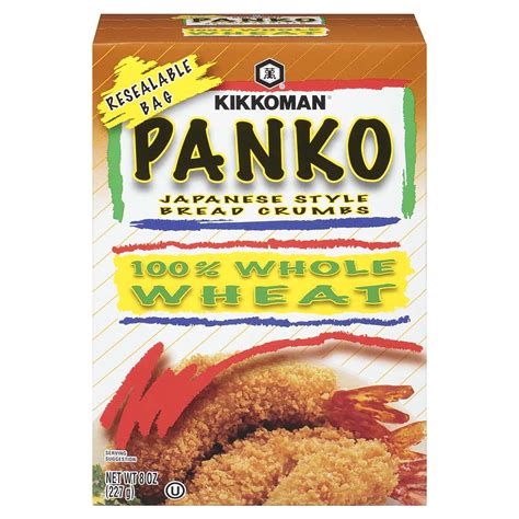 Kikkoman Whole Wheat Panko Japanese Bread Crumbs 8 Oz Breadcrumbs