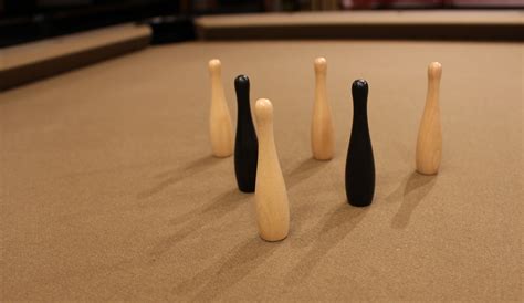 Wooden Skittle Pin Set Dynamic Billiard Canada Online Pool Table
