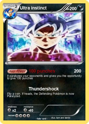 Pokémon Ultra Instinct 190 190 100 Punches My Pokemon Card