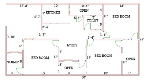 House Plan For Feet By Feet Plot Sqft Home Design X