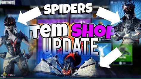 📺menameschos Live 🕸 Item Shop Update 🕷 Arachnid Set 🕸 Fortnite Battle