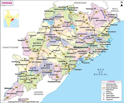 Detailed Information On Odisha Districts Facts History Economy