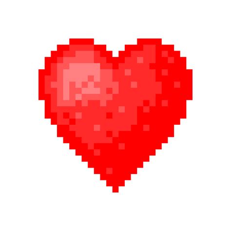 6 Pixel Heart Png Transparent