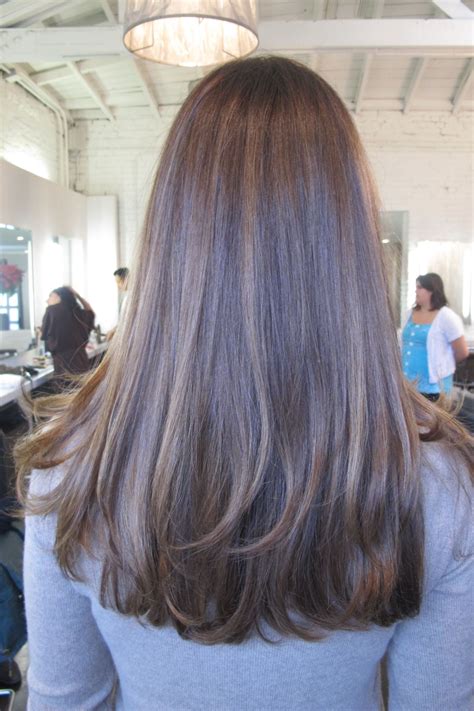 Brunette Highlights Hair Styles Long Hair Styles Long Straight Hair