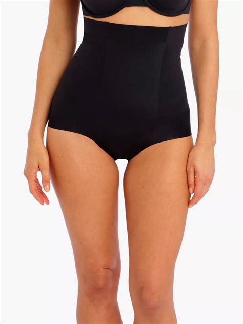 Wacoal Ines Secret High Waist Slimming Brief Knickers Black At John Lewis And Partners
