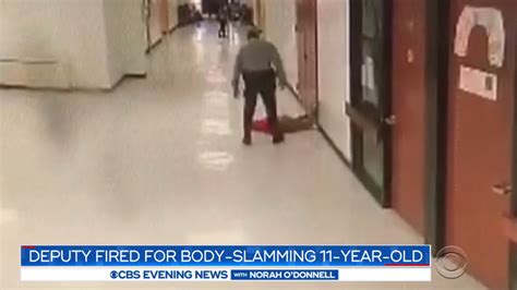 School Resource Officer Fired After Video Surfaces Of 11 Year Old Being