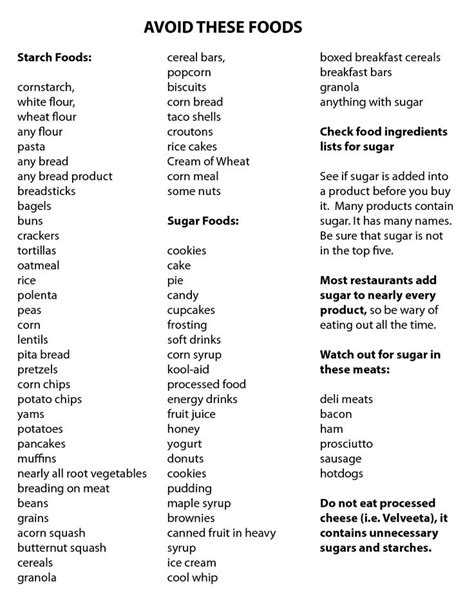Two of the more common ones are methocel f50. list of starch foods | Food list for P3 - 2 | Starch foods ...