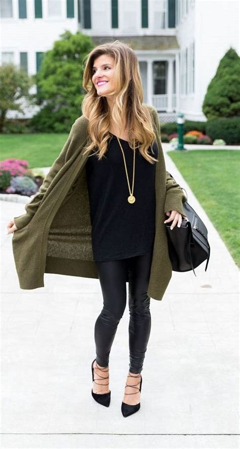 38 Fashionable To Styling Ideas With Leggings Fashionmoe Trendy Outfits Winter Outfits With