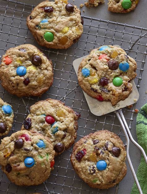 Using one tablespoon cookie dough at a time, roll into balls and place 5cm apart on baking sheet. Dad's Kitchen Sink Cookies