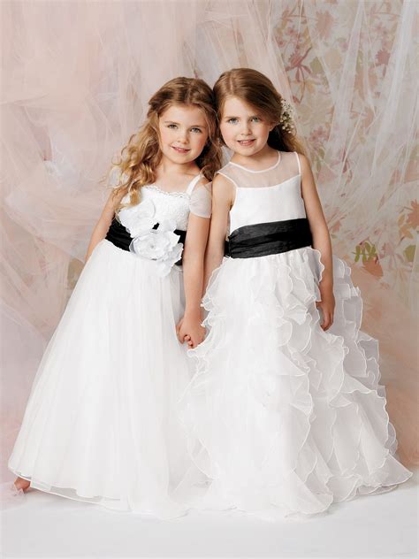 Little Bride Dresses White Flower Girl Dresses Organza Flower Girl Dress Flower Girl Dresses