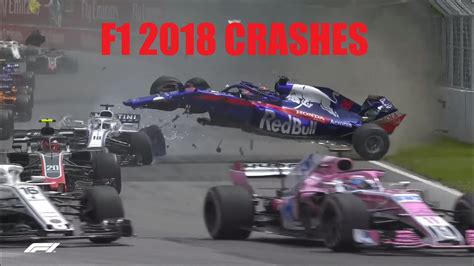F1 2018 Season Crashes Youtube