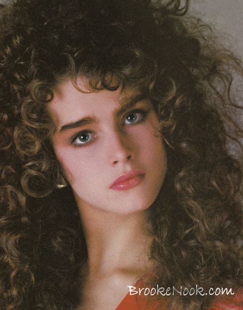 The Brooke Nook Brooke Shields 1980s Hair Curly Hair Styles
