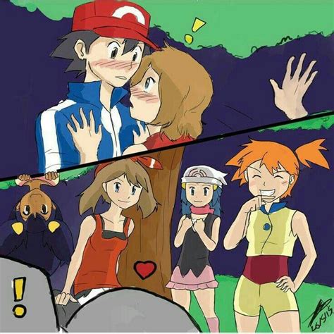 Oh My Gosh Im Fangirling Lol Pokemon Ash And Serena Ash Pokemon