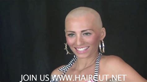 Commercial Free Miss Bald Illinois Christina Shave Dvd 345 Haircutnet Youtube In 2022